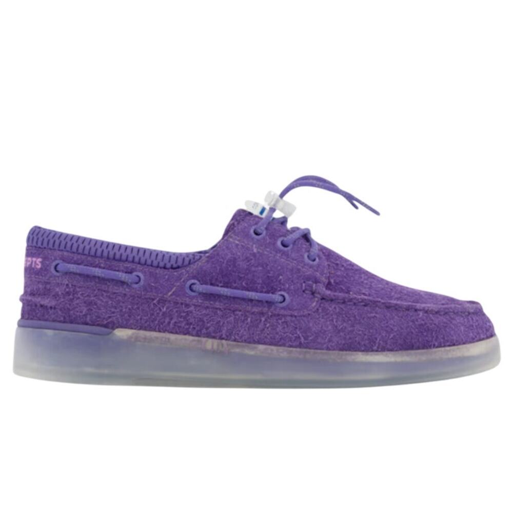SPERRY x Concepts Mens 3-Eye Cup Top-Sider Loafers Size 13 Purple Suede NWOB